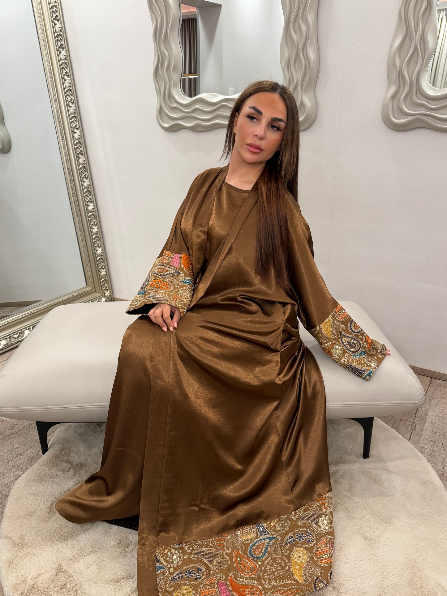 Kimono Set Marrakesh braun