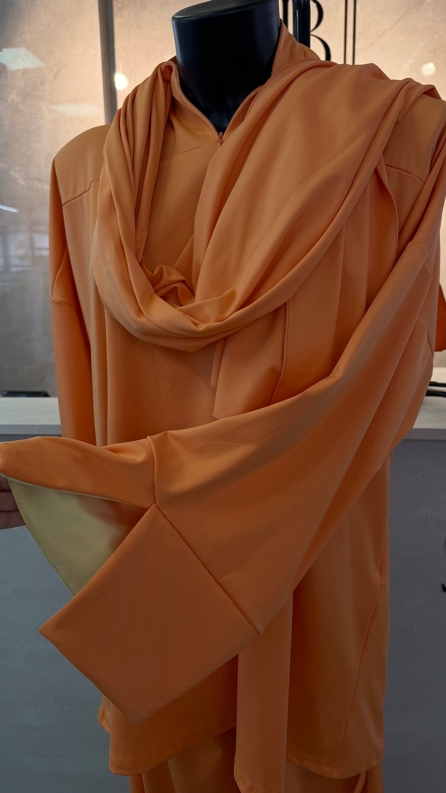 BURKINI Orange mit gelben Details
