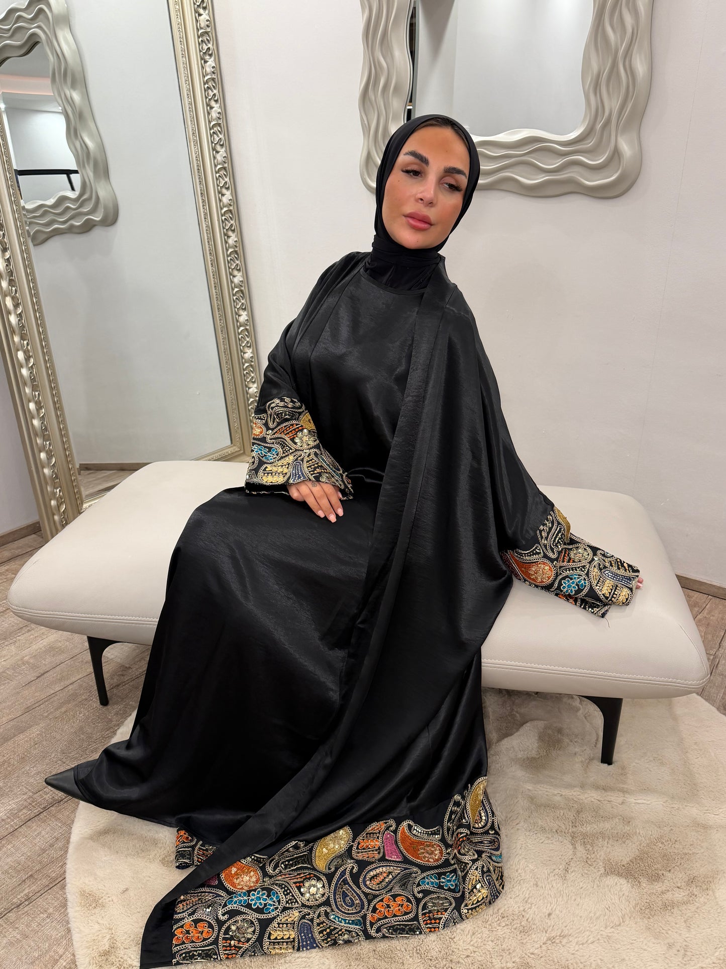 Kimonoset Marrakesh schwarz