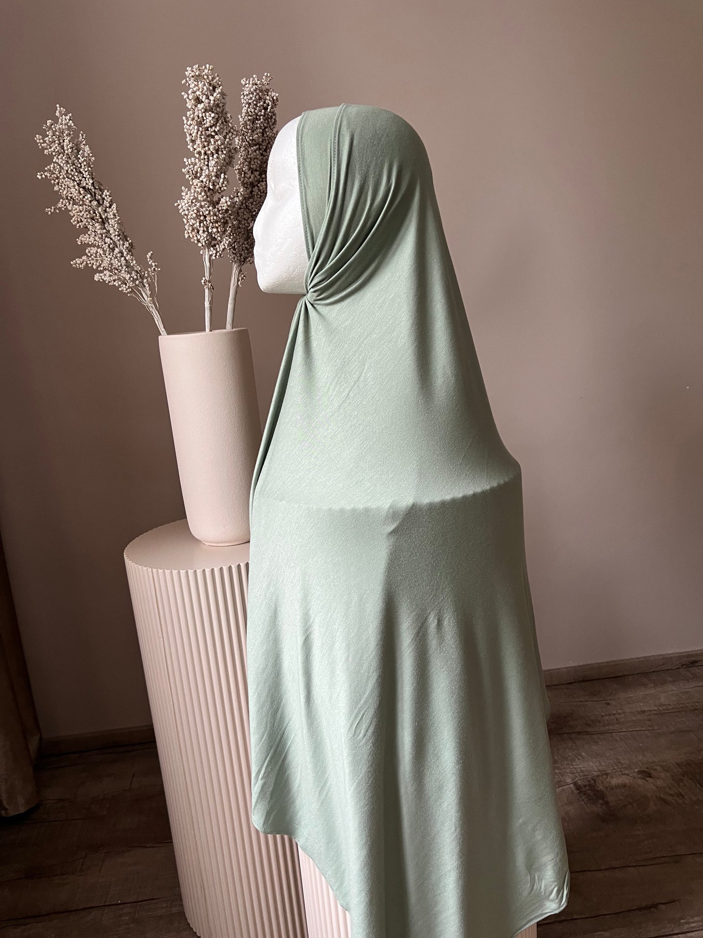 Premium Baumwolle Cotton Hijab Mint