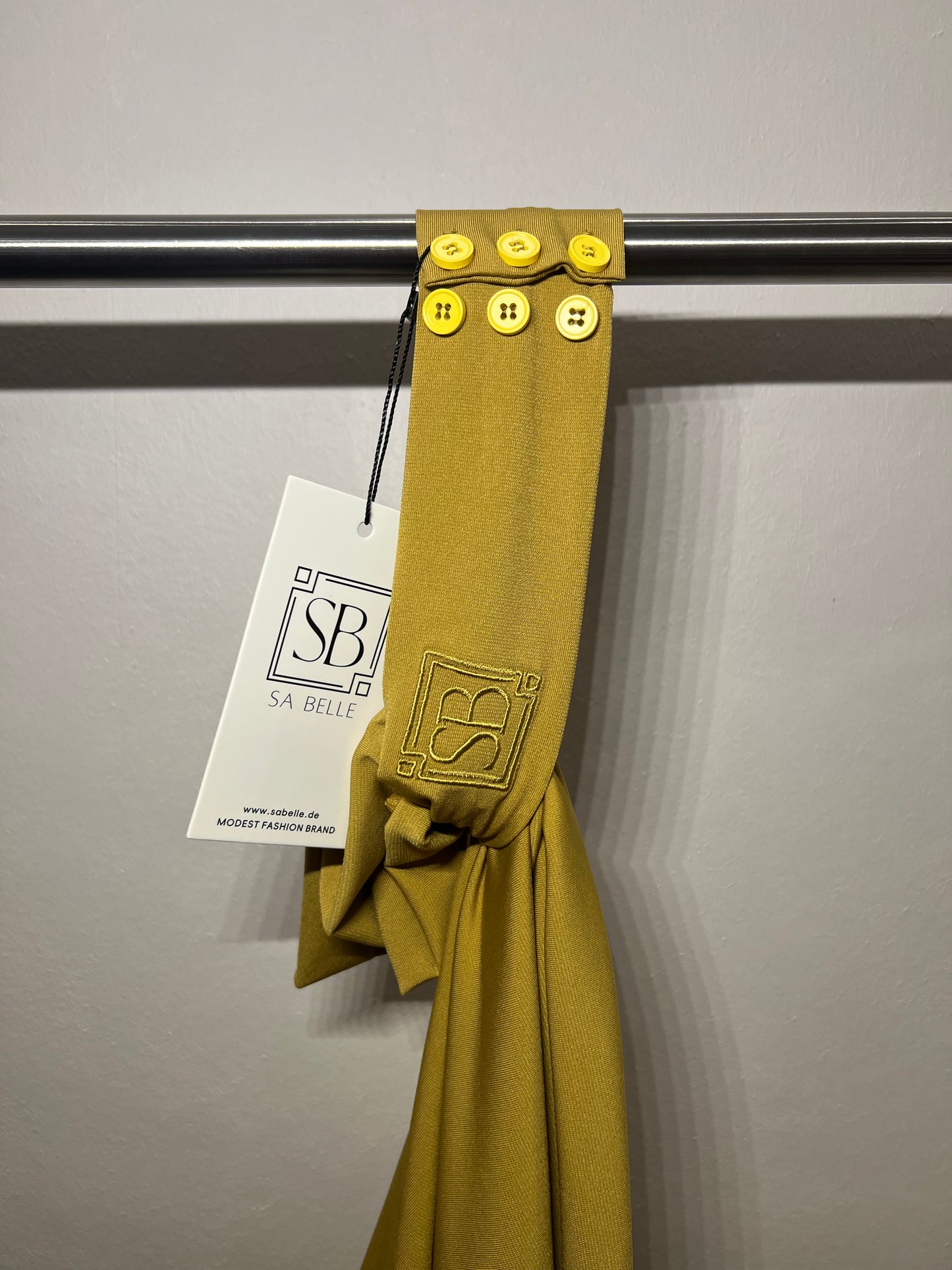 Instant Hijab Senfgrün