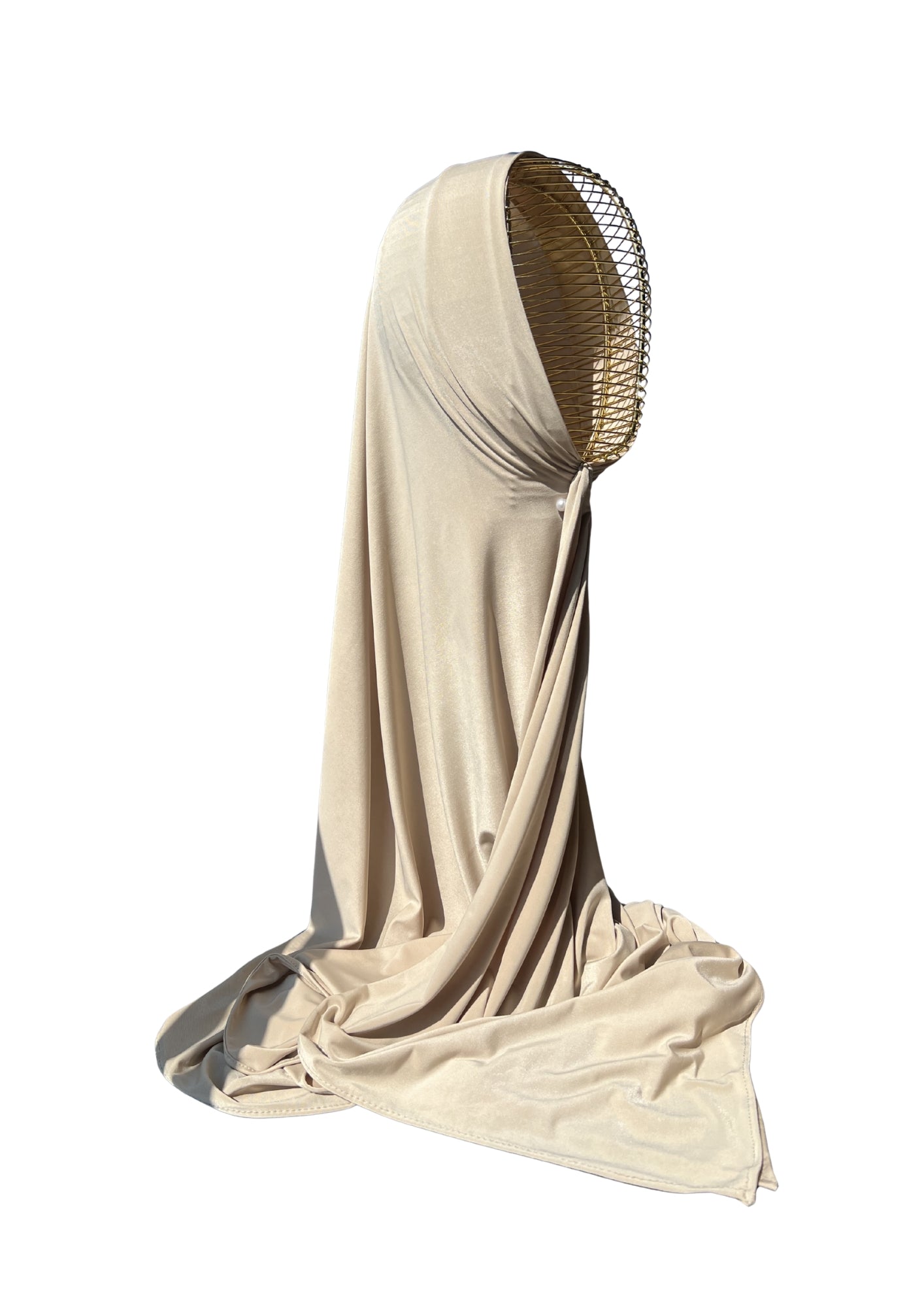 Liquid Jersey Hijab champagner