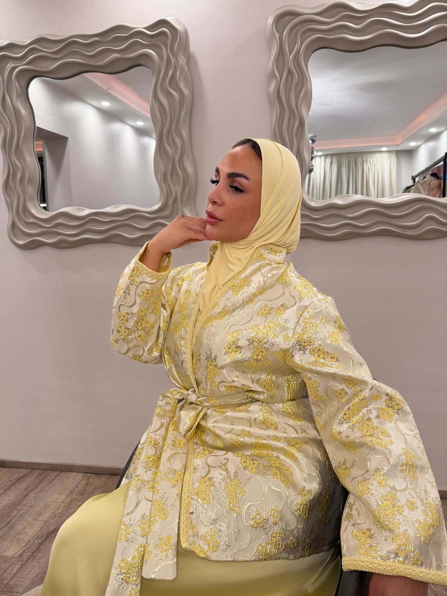 Dreiteiliges Set Oujda Gelb