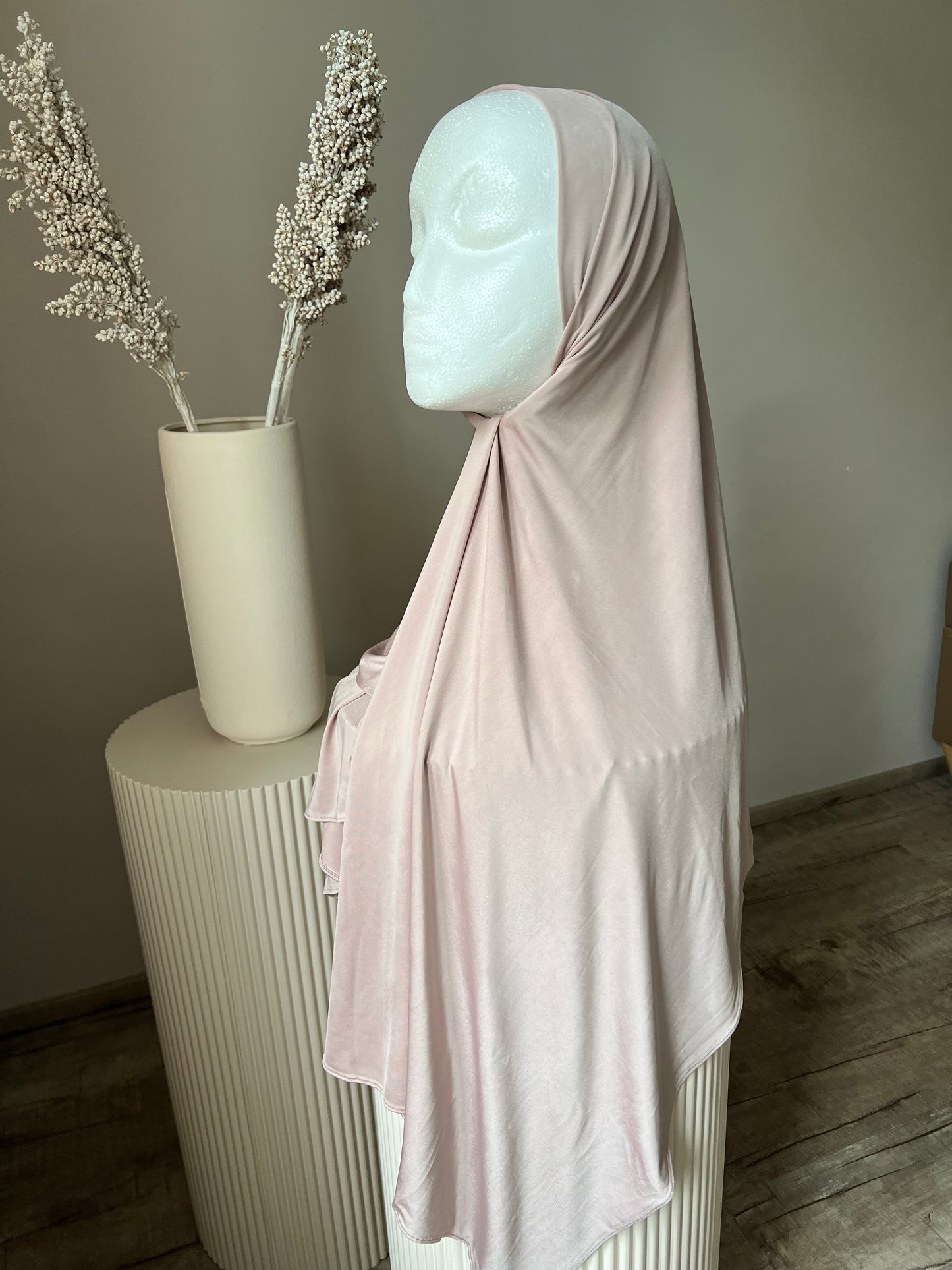 Liquid Premium Jersey Hijab Puderrosa