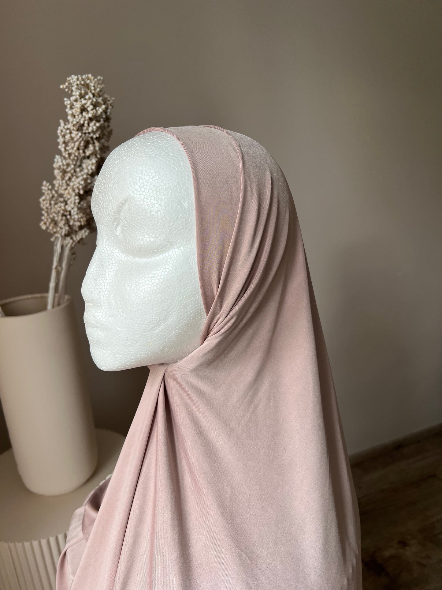 Liquid Premium Jersey Hijab Puderrosa