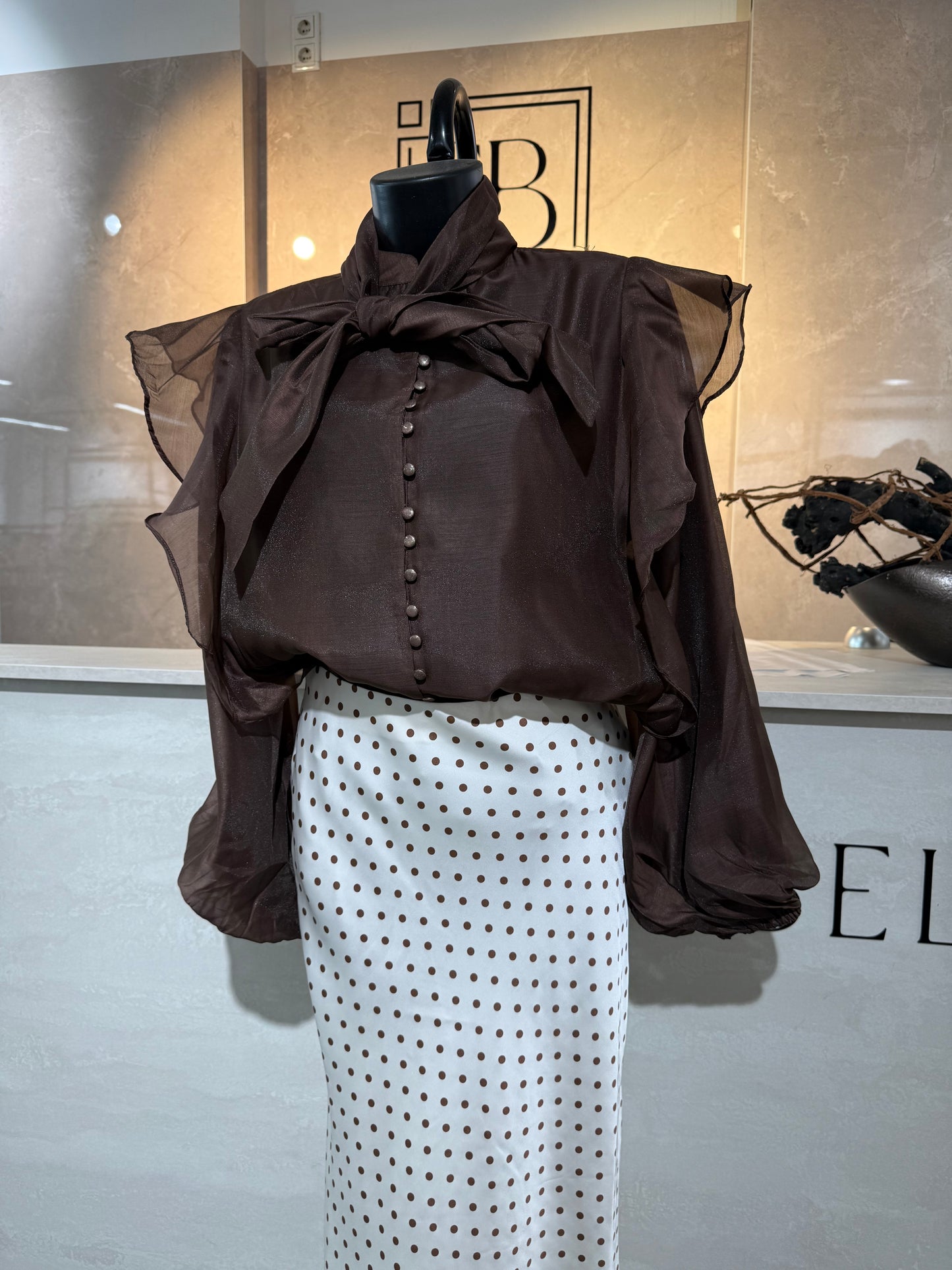 Bluse braun