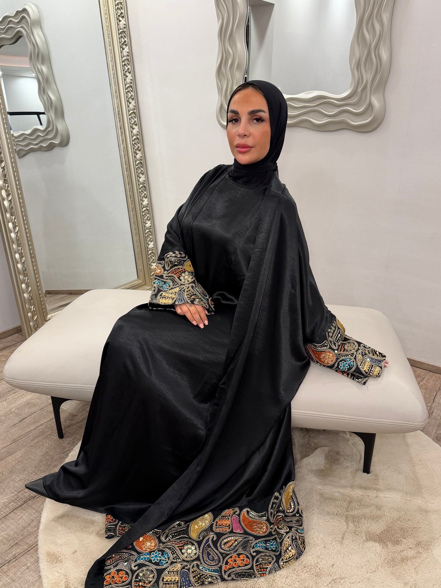 Kimonoset Marrakesh schwarz