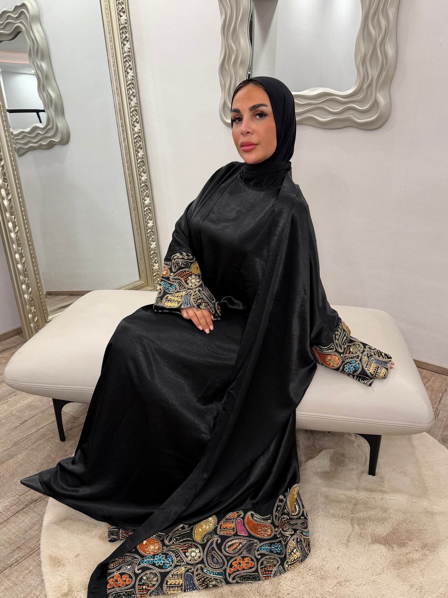 Kimonoset Marrakesh schwarz