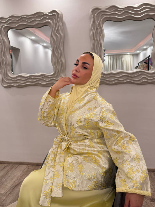 Dreiteiliges Set Oujda Gelb