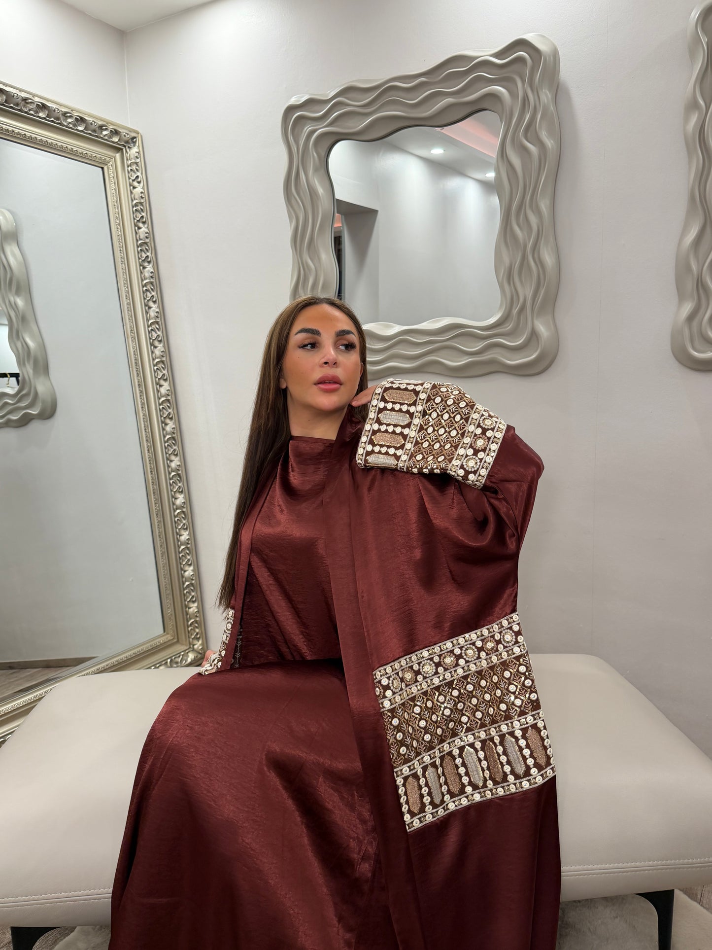 Kimonoset Fes Burgundy