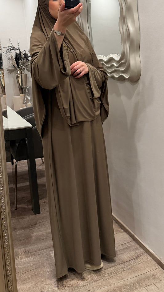 Jilbab Camel
