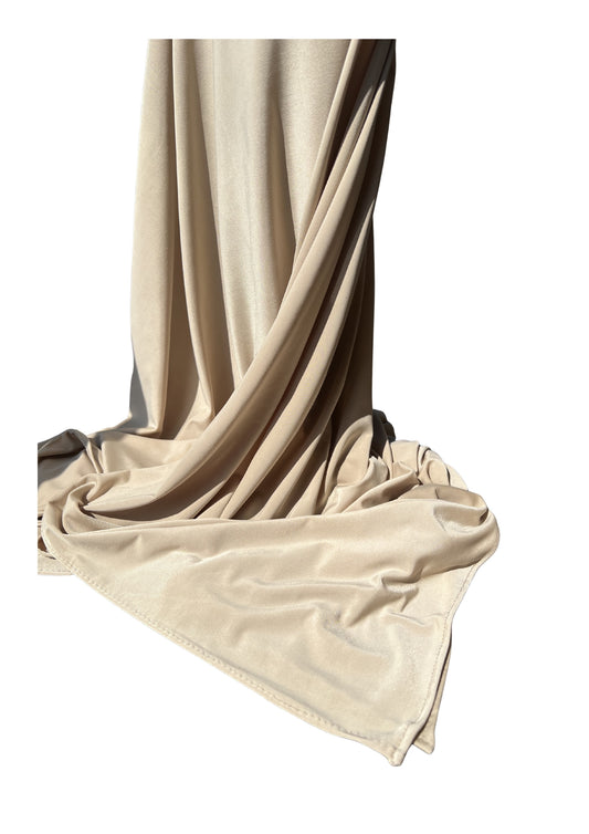 Liquid Jersey Hijab champagner