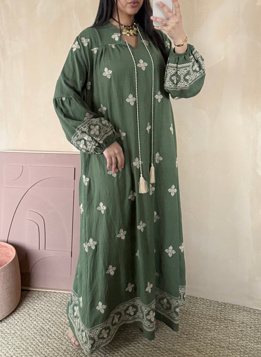 Sommerkleid Khaki