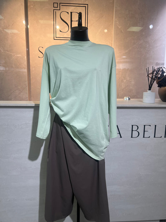 Sommer T-Shirt Oversized grün