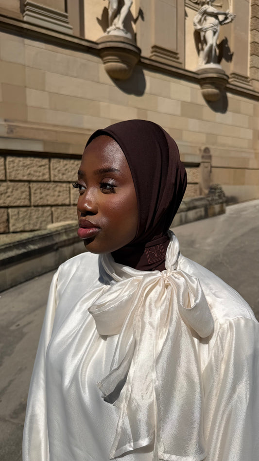 Instant Hijab Schokobraun