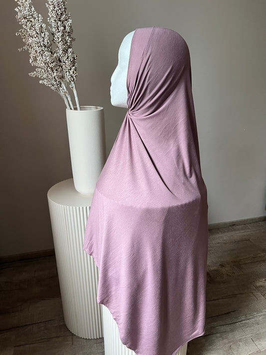 Premium Baumwolle Cotton Hijab Berry