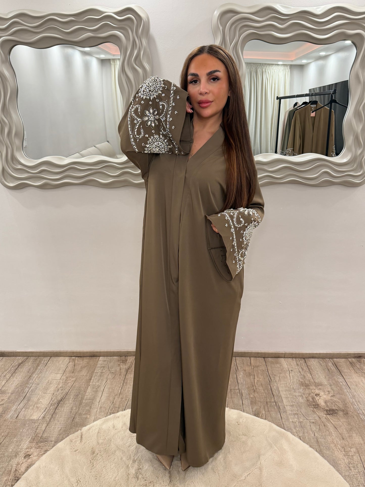 Abaya Nador Taupe