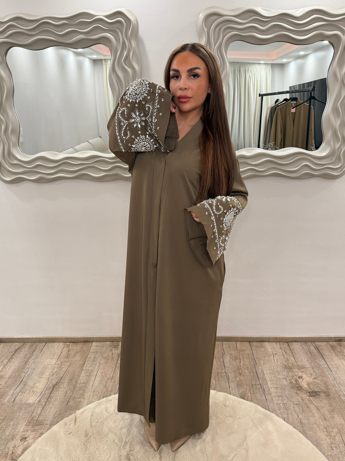 Abaya Nador Taupe