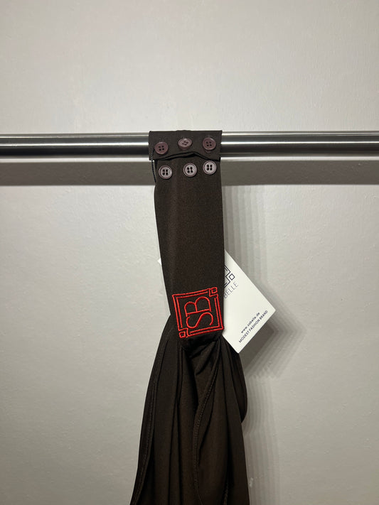 Instant Hijab Zartbitter mit rotem Logo