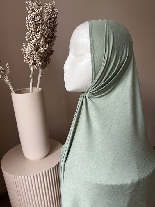 Premium Baumwolle Cotton Hijab Mint