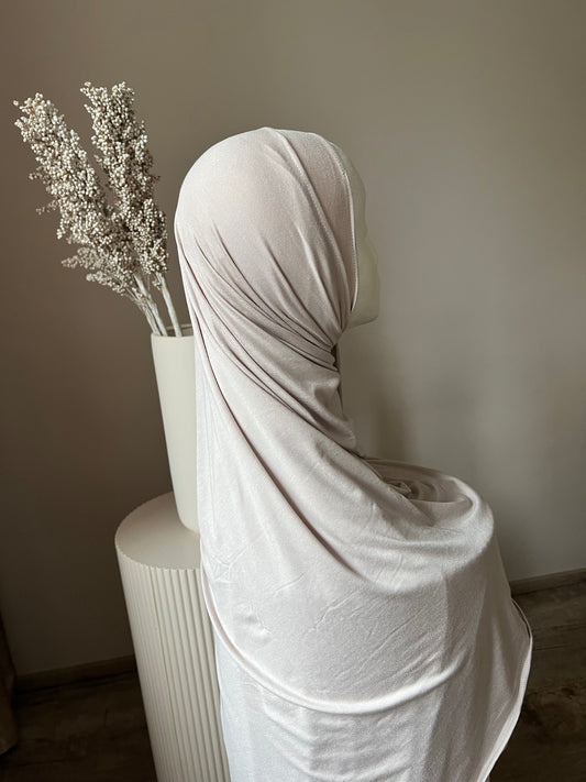 Premium Baumwolle Cotton Hijab Zartes Rosa