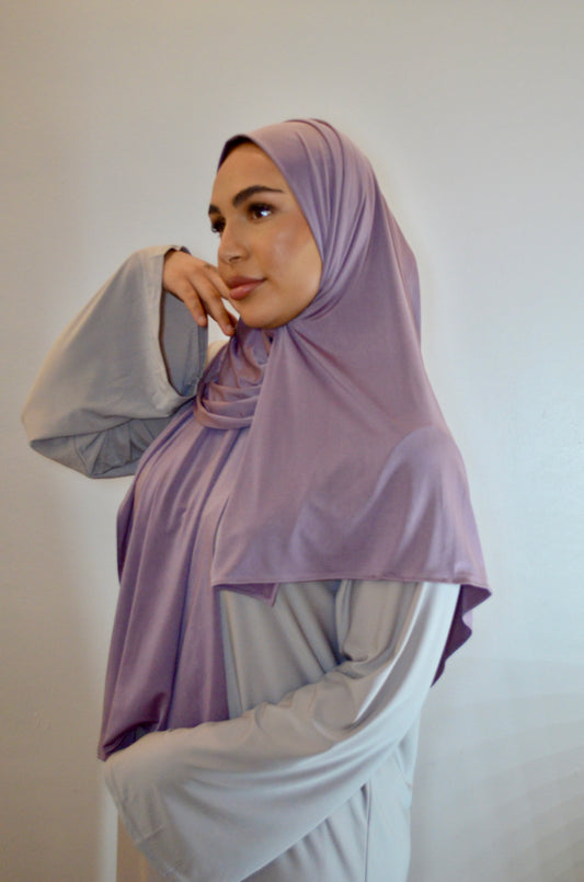 Liquid Premium Jersey Hijab Flieder