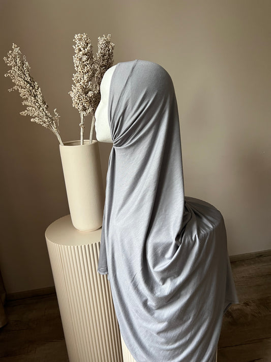 Premium Baumwolle Cotton Hijab Jeansblau