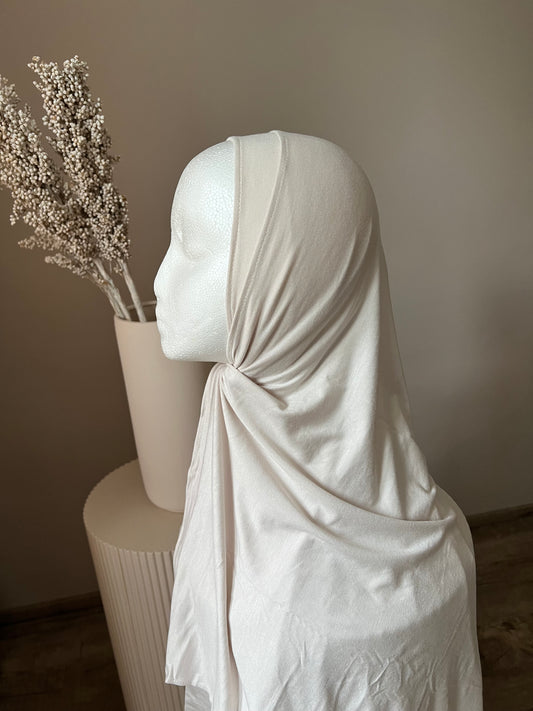 Premium Baumwolle Cotton Hijab Beige